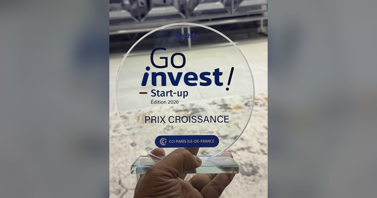 Le trophée Go Invest Start-up, édition 2026, Prix Croissance, CCI Paris Île-de-France